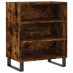 Credenza Rovere Fumo 57x35x70 cm in Legno Multistrato