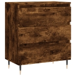 Credenza Rovere Fumo 60x35x70 cm in Legno Multistrato