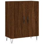 Credenza Rovere Marrone 69,5x34x90 cm in Legno Multistrato