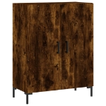 Credenza Rovere Fumo 69,5x34x90 cm in Legno Multistrato