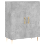 Credenza Grigio Cemento 69,5x34x90 cm in Legno Multistrato