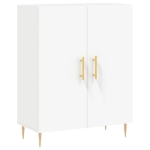 Credenza Bianca 69,5x34x90 cm in Legno Multistrato