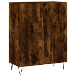 Credenza Rovere Fumo 69,5x34x90 cm in Legno Multistrato