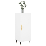 Credenza Bianca 34,5x34x90 cm in Legno Multistrato