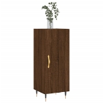 Credenza Rovere Marrone 34,5x34x90 cm in Legno Multistrato