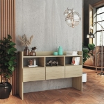 Credenza Rovere Sonoma 105x30x70 cm in Truciolato