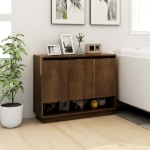 Credenza Rovere Marrone 97x31x75 cm in Truciolato