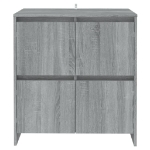 Credenza Grigio Sonoma 70x41x75 cm in Truciolato