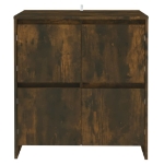 Credenza Rovere Fumo 70x41x75 cm in Truciolato