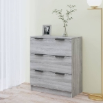 Credenza Grigio Sonoma 60x30x70 cm in Legno Multistrato