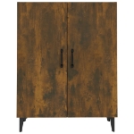 Credenza Rovere Fumo 70x34x90 cm in Legno Multistrato