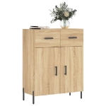 Credenza Rovere Sonoma 69,5x34x90 cm in Legno Multistrato