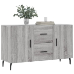 Credenza Grigio Sonoma 100x36x60 cm in Legno Multistrato