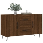 Credenza Rovere Marrone 100x36x60 cm in Legno Multistrato