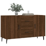 Credenza Rovere Marrone 100x36x60 cm in Legno Multistrato