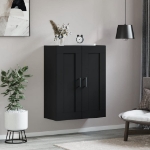 Mobile a Parete Nero 69,5x34,90 cm in Legno Multistrato