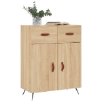 Credenza Rovere Sonoma 69,5x34x90 cm in Legno Multistrato