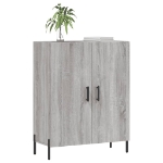 Credenza Grigio Sonoma 69,5x34x90 cm in Legno Multistrato