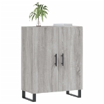 Credenza Grigio Sonoma 69,5x34x90 cm in Legno Multistrato