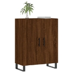 Credenza Rovere Marrone 69,5x34x90 cm in Legno Multistrato