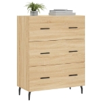 Credenza Rovere Sonoma 69,5x34x90 cm in Legno Multistrato