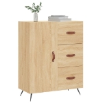 Credenza Rovere Sonoma 69,5x34x90 cm in Legno Multistrato