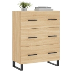 Credenza Rovere Sonoma 69,5x34x90 cm in Legno Multistrato