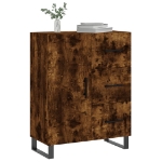 Credenza Rovere Fumo 69,5x34x90 cm in Legno Multistrato