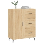 Credenza Rovere Sonoma 69,5x34x90 cm in Legno Multistrato