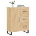 Credenza Rovere Sonoma 69,5x34x90 cm in Legno Multistrato