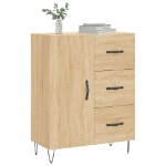 Credenza Rovere Sonoma 69,5x34x90 cm in Legno Multistrato