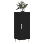 Credenza Nero 34,5x34x90 cm in Legno Multistrato