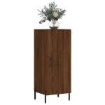 Credenza Rovere Marrone 34,5x34x90 cm in Legno Multistrato