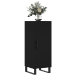 Credenza Nero 34,5x34x90 cm in Legno Multistrato