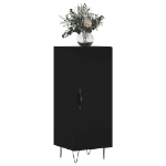 Credenza Nero 34,5x34x90 cm in Legno Multistrato