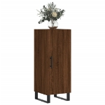 Credenza Rovere Marrone 34,5x34x90 cm in Legno Multistrato