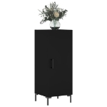 Credenza Nero 34,5x34x90 cm in Legno Multistrato