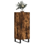 Credenza Rovere Fumo 34,5x34x90 cm in Legno Multistrato