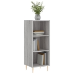 Credenza Grigio Sonoma 34,5x32,5x90 cm in Legno Multistrato