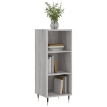 Credenza Grigio Sonoma 34,5x32,5x90 cm in Legno Multistrato