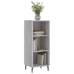 Credenza Grigio Sonoma 34,5x32,5x90 cm in Legno Multistrato