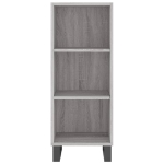 Credenza Grigio Sonoma 34,5x32,5x90 cm in Legno Multistrato