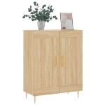 Credenza Rovere Sonoma 69,5x34x90 cm in Legno Multistrato