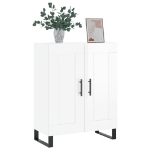 Credenza 69,5x34x90 cm in Legno Multistrato Bianco Lucido