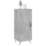 Credenza Grigio Cemento 34,5x34x90 cm in Legno Multistrato