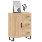 Credenza Rovere Sonoma 69,5x34x90 cm in Legno Multistrato