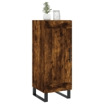 Credenza Rovere Fumo 34,5x34x90 cm in Legno Multistrato