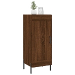 Credenza Rovere Marrone 34,5x34x90 cm in Legno Multistrato