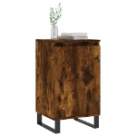 Credenza Rovere Fumo 40x35x70 cm in Legno Multistrato