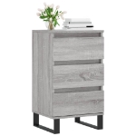 Credenza Grigio Sonoma 40x35x70 cm in Legno Multistrato